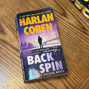 Harlan Coben 'Back Spin' Paperback Book